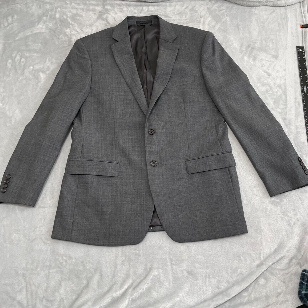 LRL Ralph‎ Lauren Suit Mens 42R Grey 2-Button Blazer Single Breasted Vented